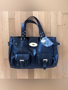Mulberry for Target Large Tote 2010 Gold Hardware Y2K Designer Bag Hobo
